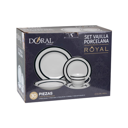 Juego De Loza 30 Piezas Royal