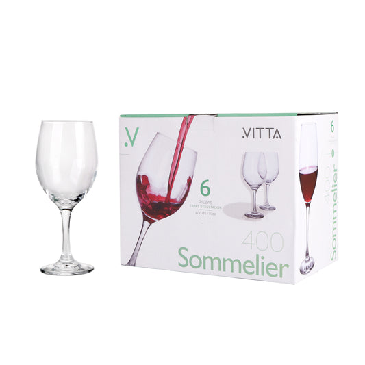 Vasos y Copas Vitta 400 ml Degustn